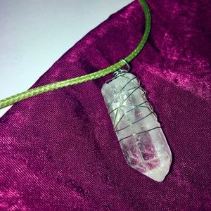 2/$25 Clear Crystal Necklace